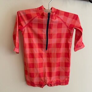 Primary Baby One-Piece Rash Guard Swimsuit - 3-6 months